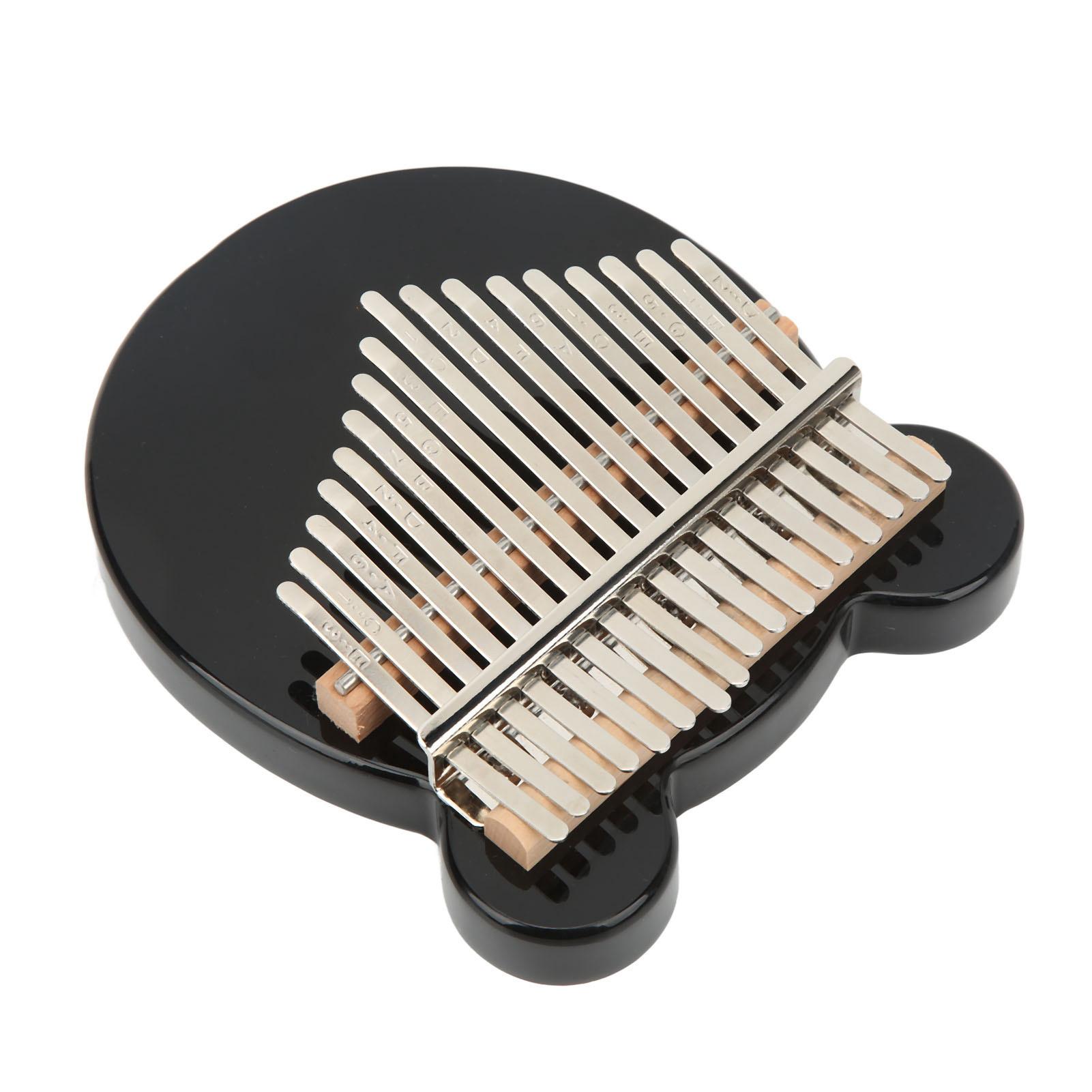

17 Tone Portable Kalimba Metal Keys Acrylic Plate Thumb Piano Mini Finger Musical Instrument