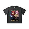 260 GSM Double Yarn 32 Count 100% Cotton Bocchi The Rock V1 Print Unisex Heavy Cotton T Shirt