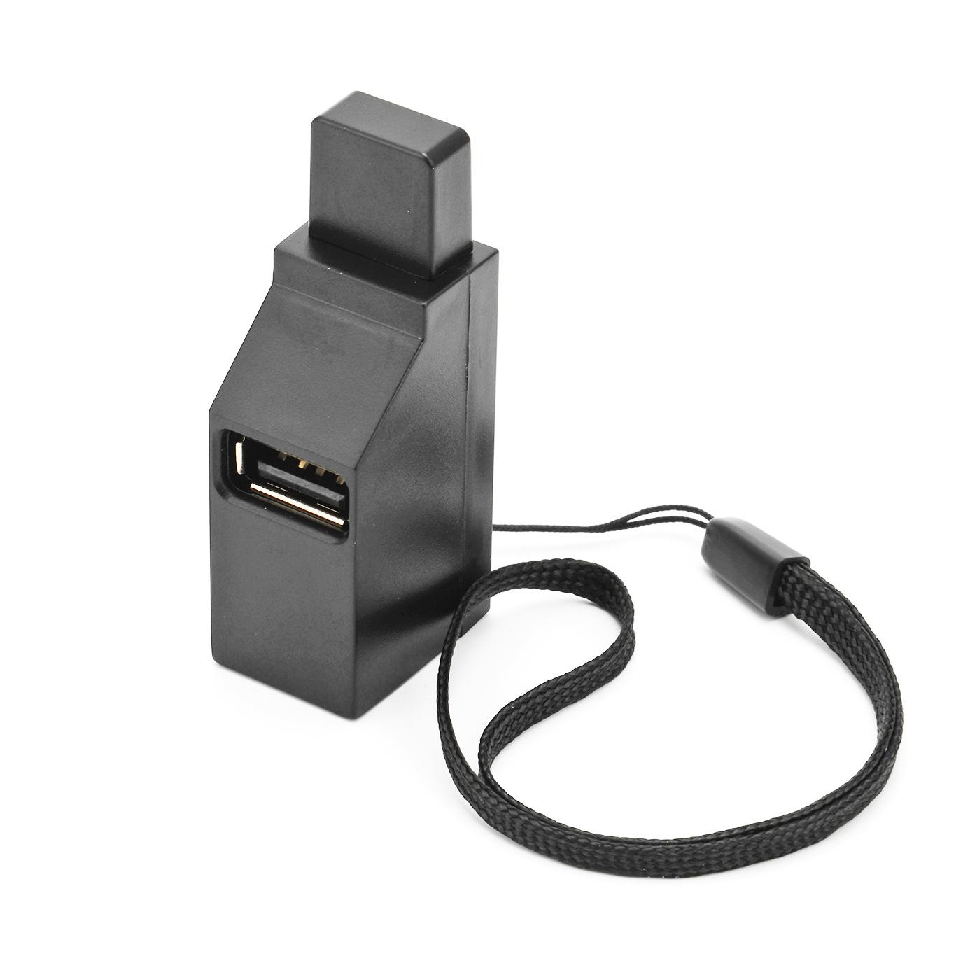

3-портовый USB-концентратор-адаптер-удлинитель для ПК, ноутбука, мобильного телефона, USB-разветвитель, 3-стороннее зарядное устройство, дисковая док-станция для мыши ZPG 3.0 чёрный