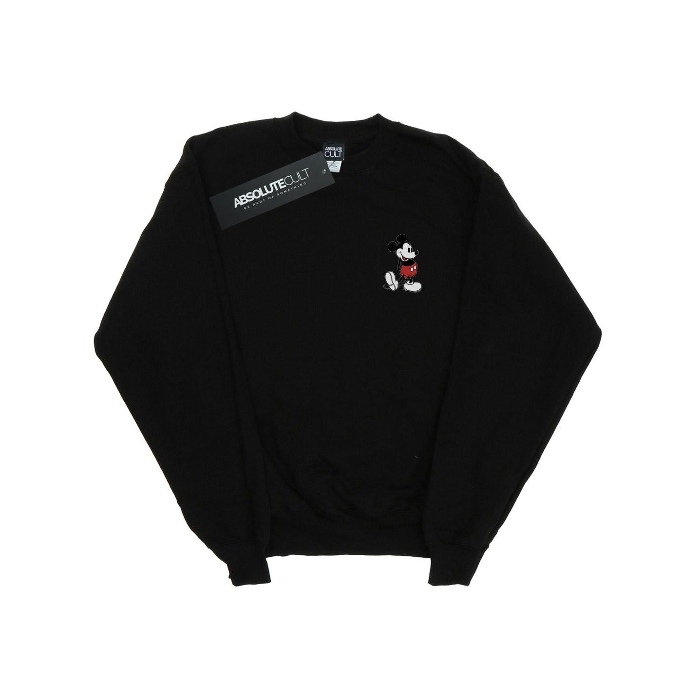 Disney Boys Mickey Mouse Kickin Retro borstsweater 12-13 zwart