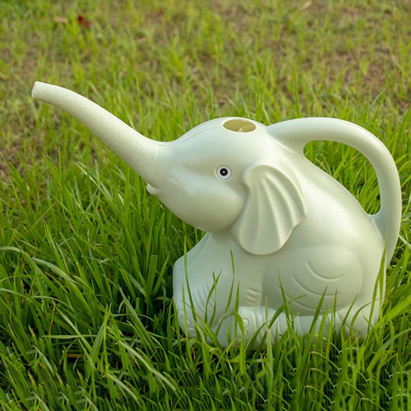 Cute Plastic Elephant Shape Watering Pot Can Plant Outdoor Irrigation Gardening Tools Household Small Water Spray Pot