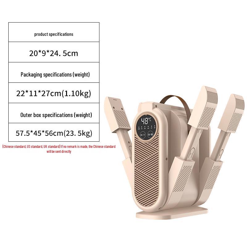 Smart Retractable Shoe Dryer & Sterilizer with Deodorizing Six-Arms