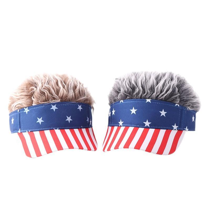 Flag Style Baseball Cap Fashion Star Maple Leaf Sun Hat Adjustable Breathable Streetwear