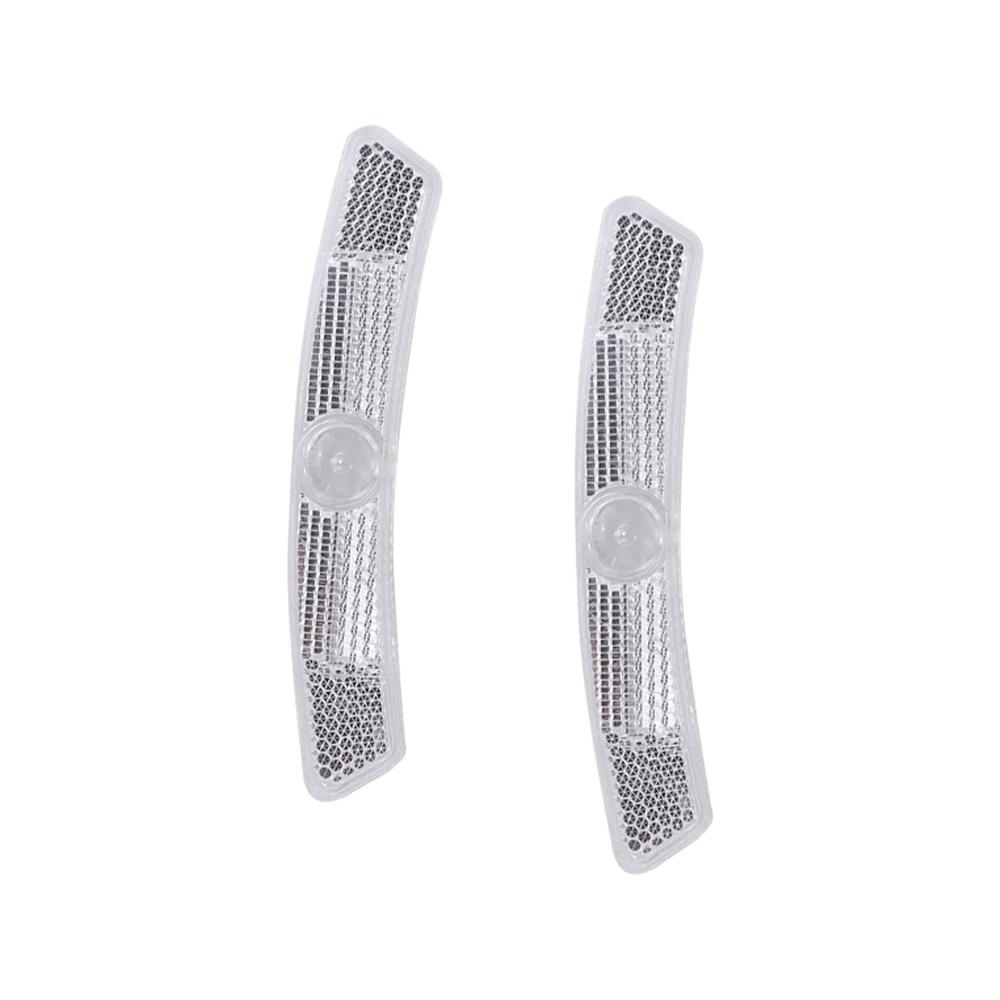 2Pcs Bike Spoke Reflector Mountain Bike Fish-shaped Steel Rim Spoke Reflectors Bicycle Night Reflective Signs