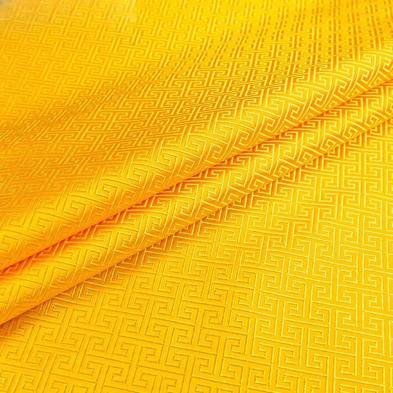 100x150cm Brocade Faux Silk Metallic Gold Fabric Spring Summer Sofa Cushion Qipao Tang Suit Material Breathable