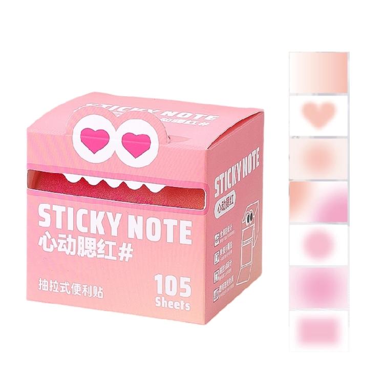Pull Out Sticky Notes for Writing 150 Sheet Note Memo Pad Pearlescent Adhesive Note Paper for Office Suplies