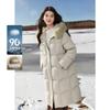 Qiushui Yiren Detachable Fox Fur Collar Down Coat
