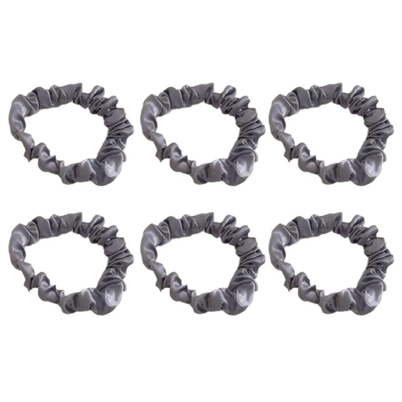 Silk Like Hair Rope Hair Bun Scrunchies Elastic Hair Rope Big Hair Scrunchy HairBands Female Accessories