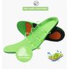 AIRKOUL Orthotic Shoe Insoles Arch Support Plantar Fasciitis Comfort Shoe Insoles, Athletic Running Insoles for Women and Men, Green