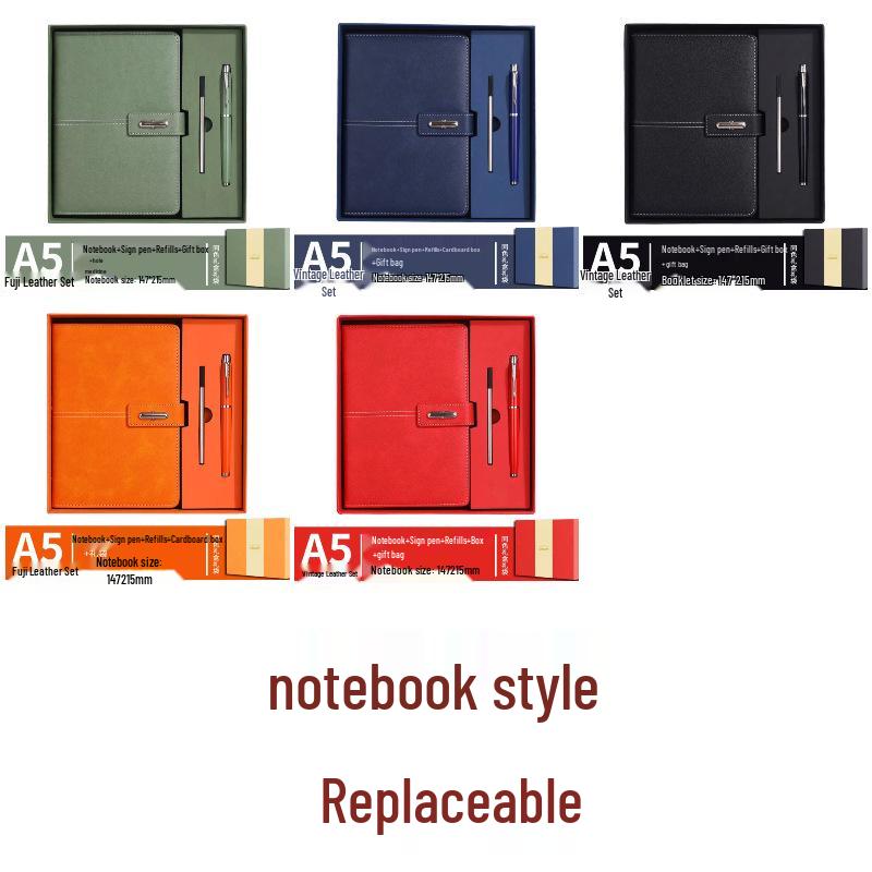 Customizable Notebooks and Notepads: A5 and B5 Stationery Sets with Printable Logo and Inner Page Options