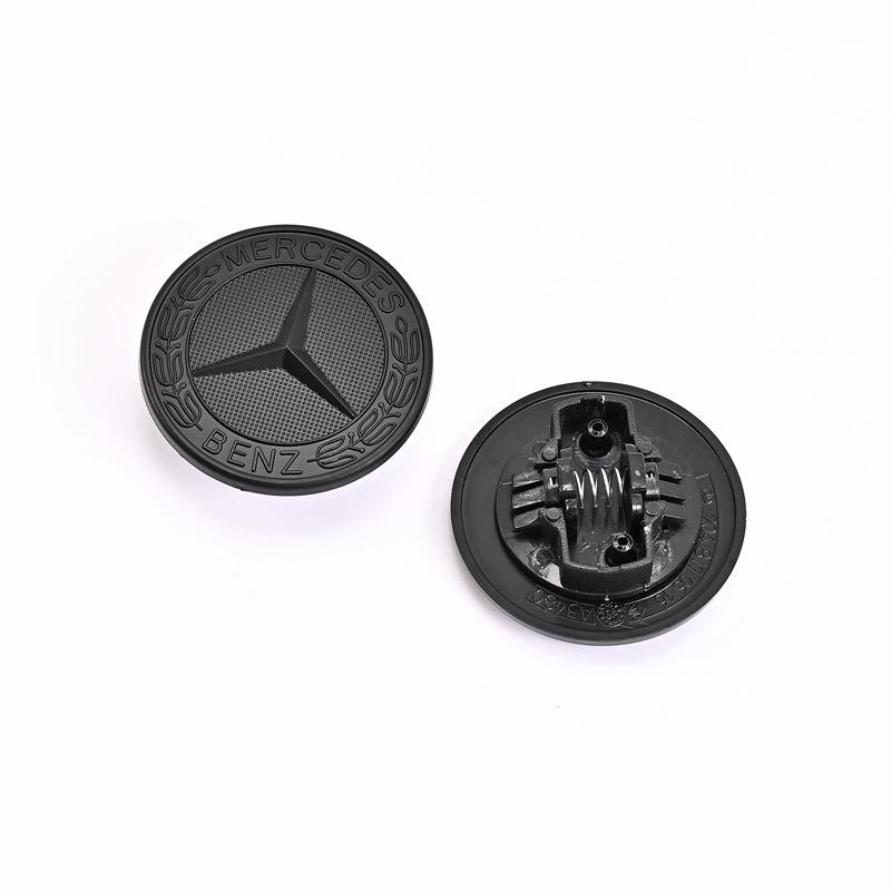 Hot Car Sticker 1pcs 57mm Car Front Hood Emblem Badge Bonnet Car Accessories For Mercedes Benz W204 W205 W212 W213 W221 W177 W24