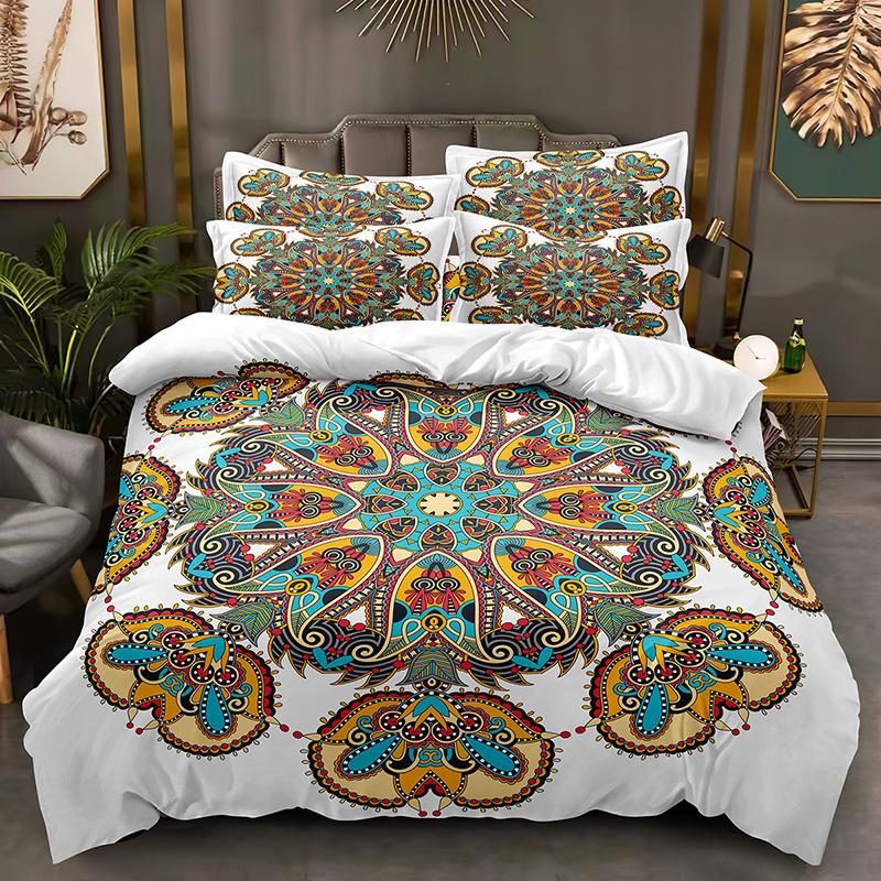 Fashion Technology Printing, 3D Digital Printing, Bedding, Duvet Covers, Pillowcases, Three-piece Sets