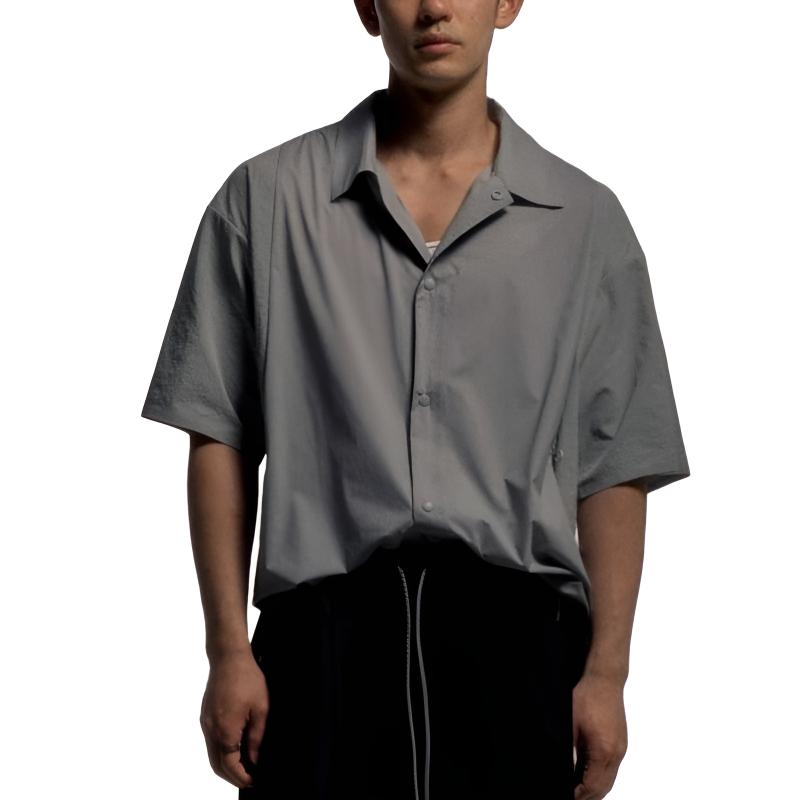 New Balance NB Grey SS25 Shirt Men s Gray NAF29441-LGR XL