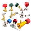Refrigerant Bottle Opener Air Conditioner Refrigerant Can Tap Valve Bottle Opener Tool Brass Dispensing Valve R410 D4L5