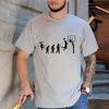 Fashion T-Shirts Male Tshirts Men Summer Tee Shirt Women Basketball Evolution Top Tees Casual Fashion Boy Brand Tee Clothing