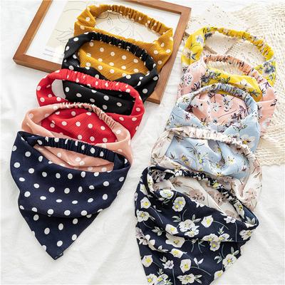 Paisley Elastic Headband Muslim Hijab Hair Band Women's Turban Vintage Head Wrap Hair Accessory