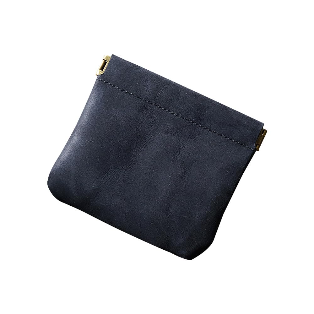 

Whatna Natural Thick Cowhide Leather Coin Coin and Mini Small Card Genuine Leather Earphone Storage Case Purse, Case, Men s Women s Wallet, Wallet, чорний