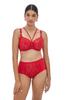 Soft Bra with Decorative Straps Chiara Subtle Red Alles