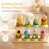 Potted Plant Building Blocks Model DIY Eternal Flower Bouquet Flower Bouquet Building Set  Birthday
