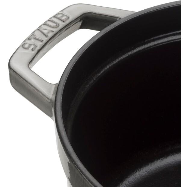 Кокотница Zwilling Staub круглый 24см графит серый 3,8л (40500-246-0)