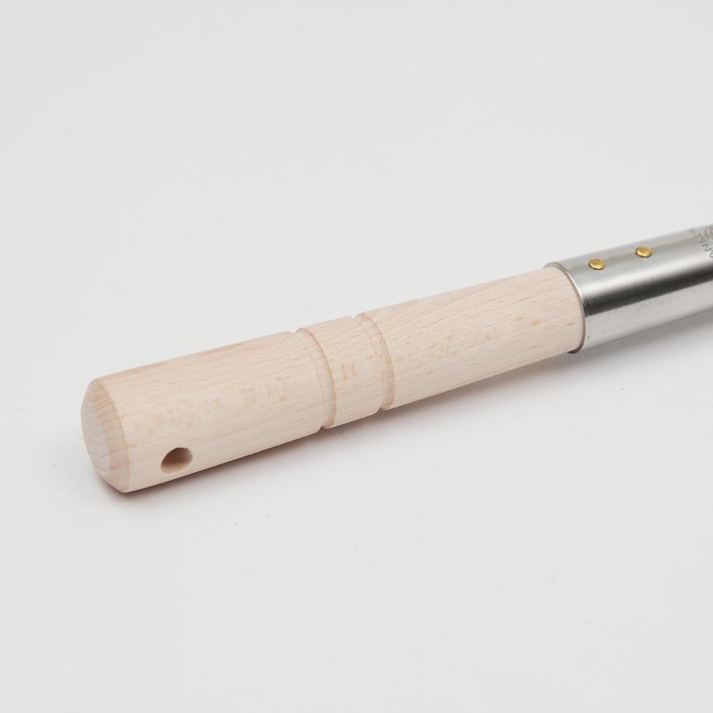 Chinesische Schöpfkelle und chinesischer Spatel aus Edelstahl für den Haushalt, aus Holz, authentisches chinesisches Frittieren, einfach herzustellen, hergestellt in Japan, Set, Größe, Griff,