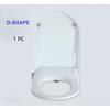 Non-Electric Bidet Toilet Seat Cover Soft Closing Dual Nozzle Manual Control Bidet Seat Home Universal Toilet Seat Lid