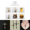 Dark Gothic Skull Cross Pendant Necklace Retro Fashionable Alloy Jewelry For Men And Women