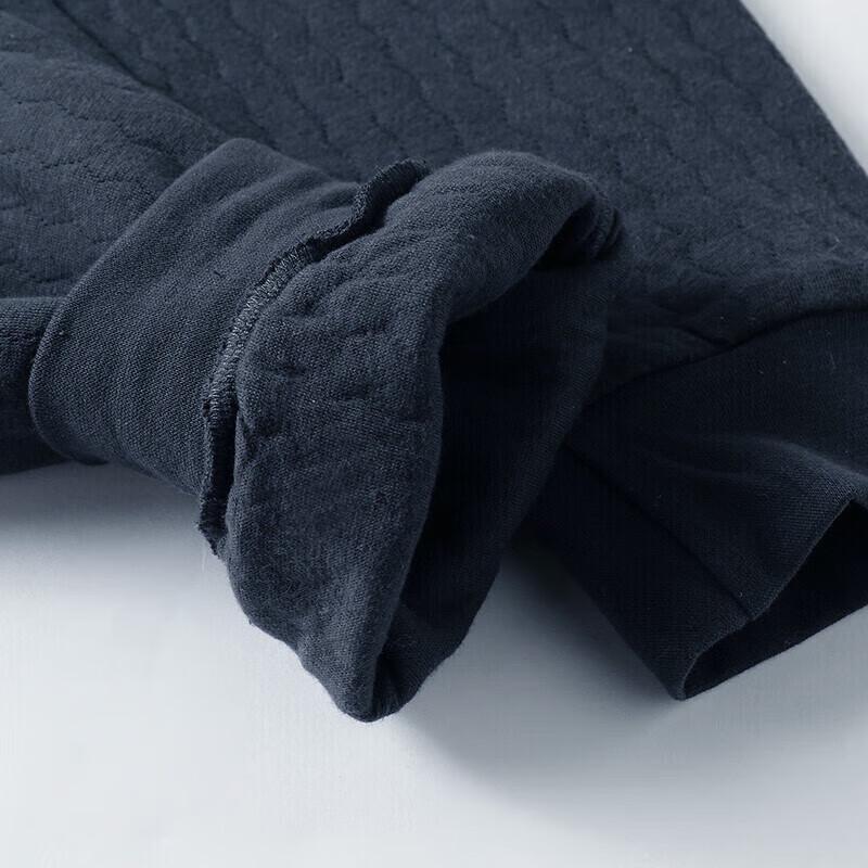 YierShuang Men's & Women's 3-Layer 100% Cotton Thermal Long Johns with Knee Pads