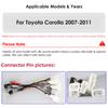 Ossuret 8G 128G 2 Din Android Auto Car Radio Multimedia Player For Toyota Corolla E140/150 2007 - 2011 Navigation GPS Head Unit Intelligent Carplay
