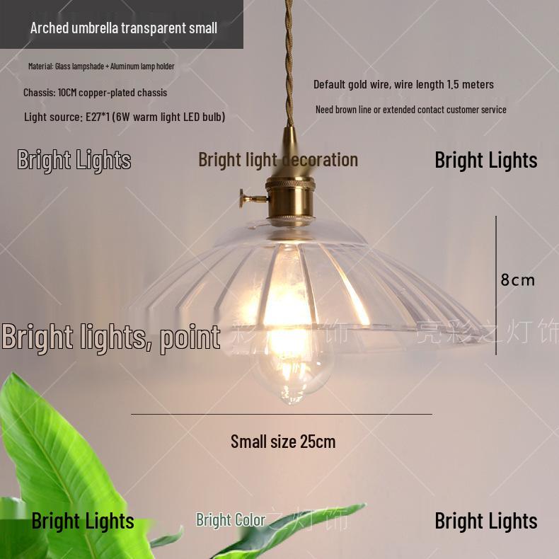 Nordic Minimalist Glass Lotus Leaf Pendant Light for Entryway, Balcony, or Bedside.