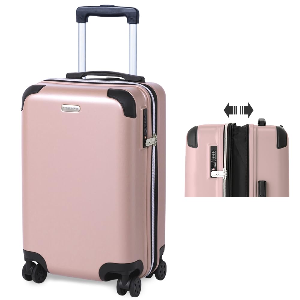 

small 1 night 2 expandable can handle extra luggage when [LEGEND WALKER] Suitcase, carry-on case, size, carry-on size, days, function, traveling, рожевий