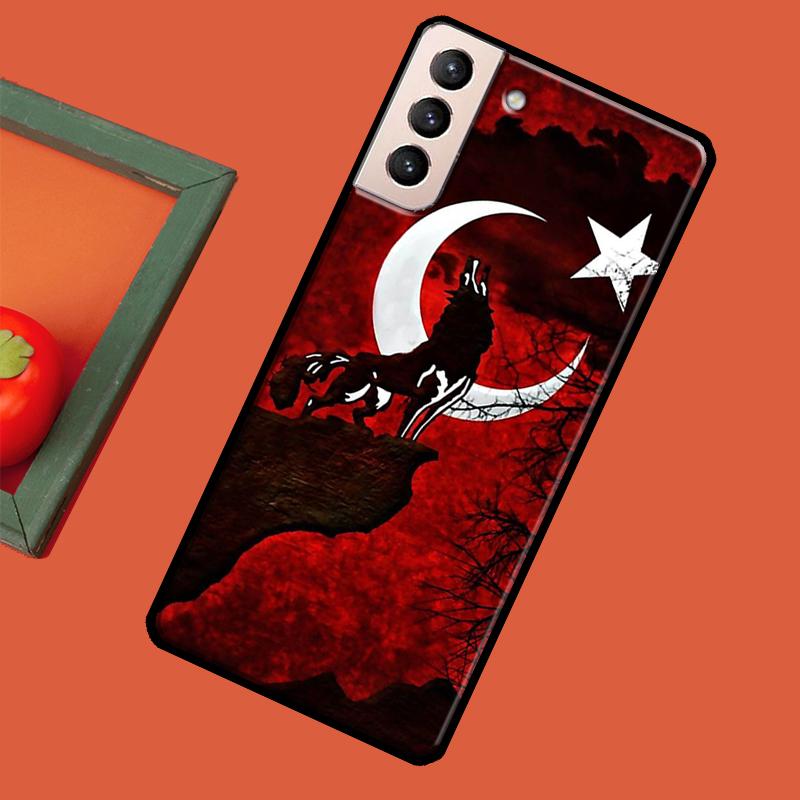 Turkey Turkish Flag Soft Case For Samsung Galaxy S23 S22 S21 Ultra Note 20 Note 10 S8 S9 S10 Plus S20 FE Cover