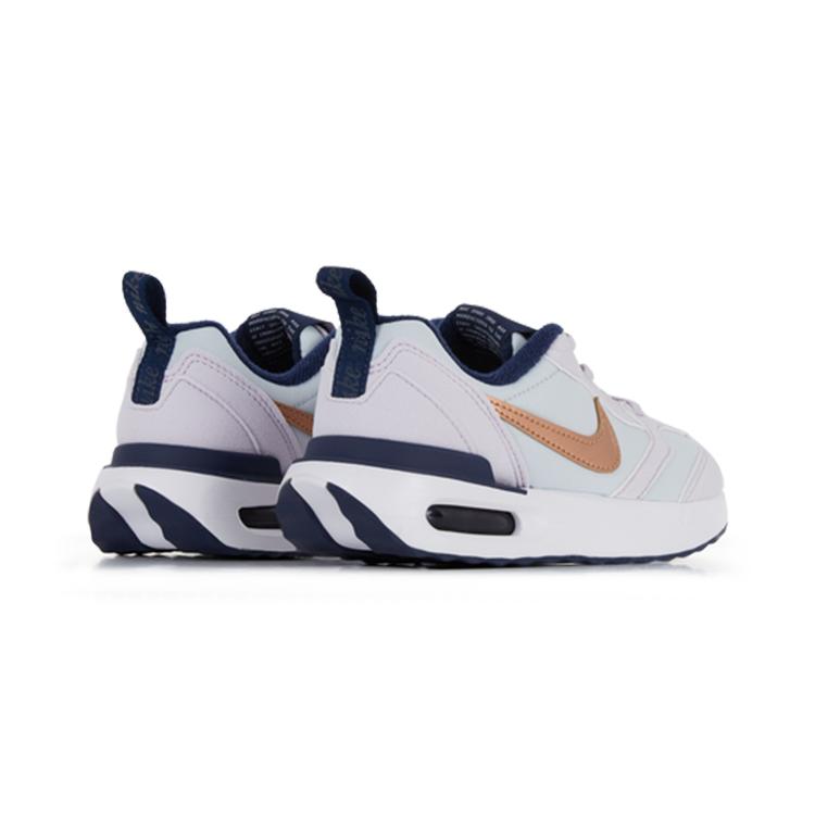 Nike Air Max Dawn SE Cushioning, Wear Resistant Low Top Kids Lifestyle Shoes Orange White Children Aged 3 7 Years Old DC9318-007