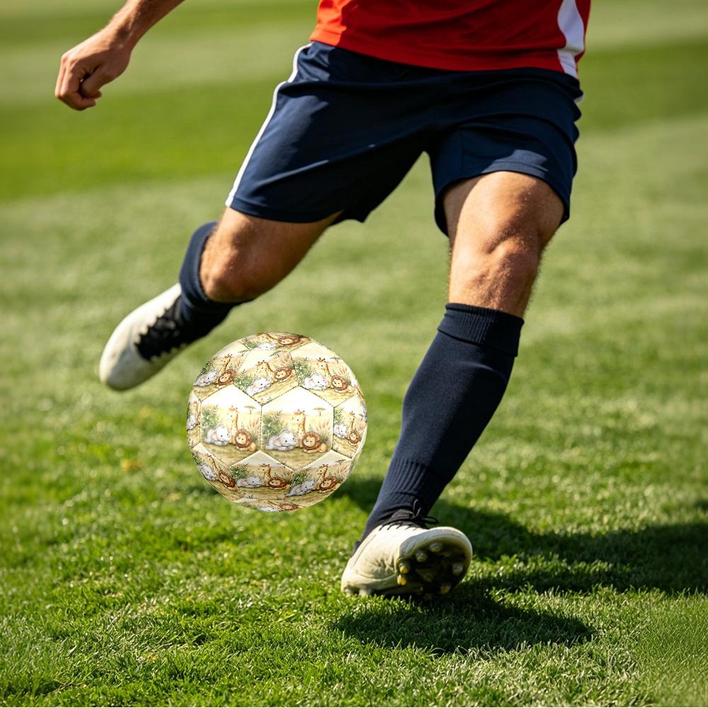 1pc Safari Friends Size 5 Soccer Ball Professional Lightweight Durable Match Training Football Indoor &Outdoor Sports BallTraining Ball y39