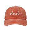 Adjustable dad mama mini Love Caps Washed Cotton Embroidery Baseball Cap  Gifts