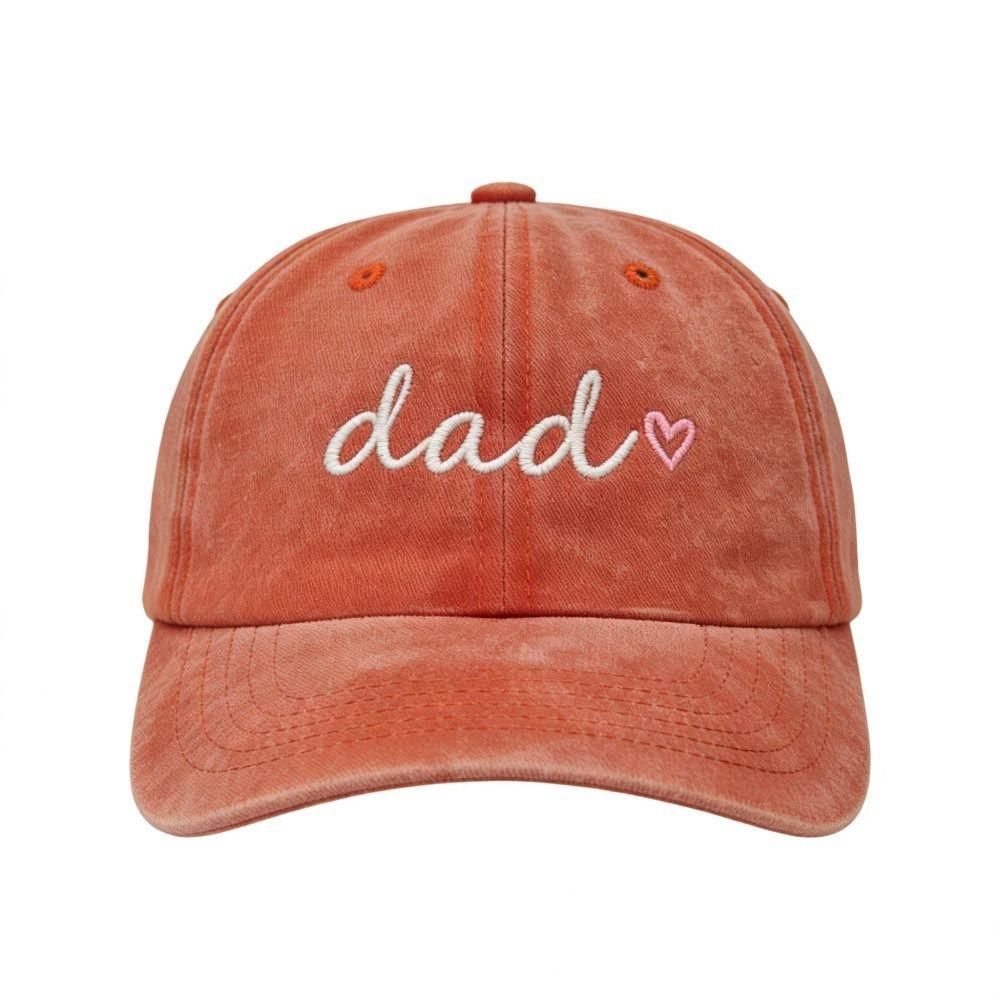Adjustable dad mama mini Love Caps Washed Cotton Embroidery Baseball Cap Gifts