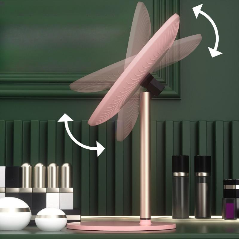 Lighting Makeup Mirrors Desktop Mirror Living Room Portable Dressing Table Accessories Household Foldable Aesthetic Ornaments