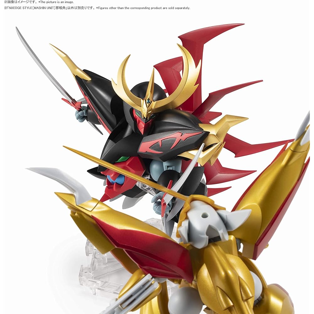 TAMASHII NATIONS NXEDGE STYLE Mashin Unit Evil Battle Horn Painted Action Figure 10cm