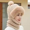 Poggle Drop Neck Warmer Hat Winter Multi-Function Scarf