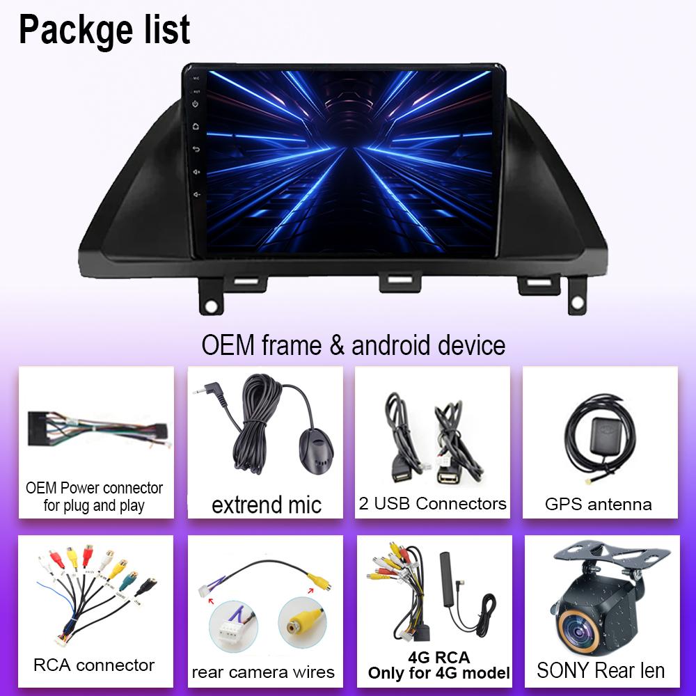 Android 14 For Honda Odyssey 2005 - 2010 Wireless Carplay Auto Radio Multimedia Player No 2din DVD GPS Navigation QLED Screen