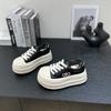 2025 autumn new small 7cm lightweight platform fashion women's casual little white shoes trendy leather muffin shoes