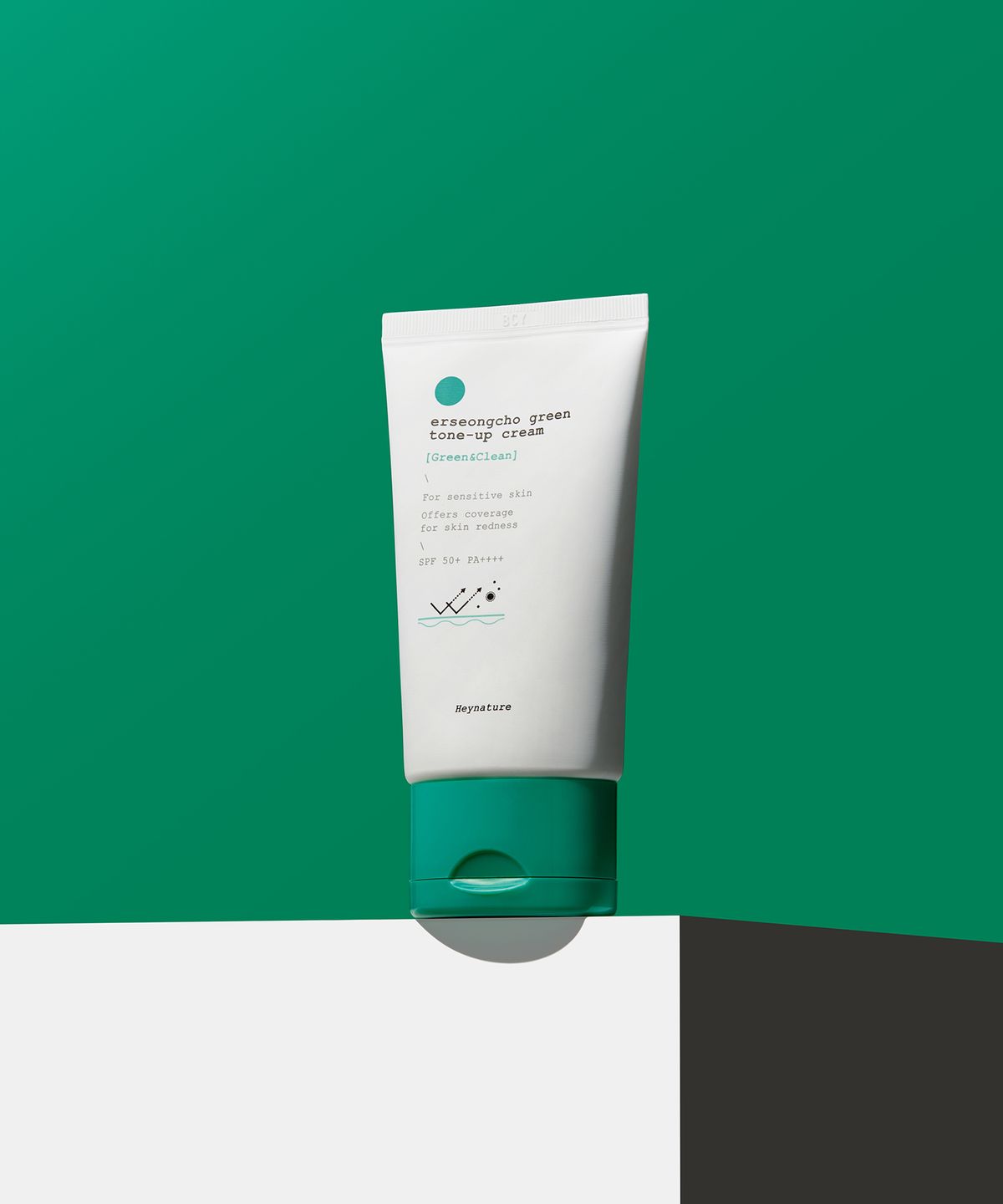 Houttuynia cordata green tone-up cream