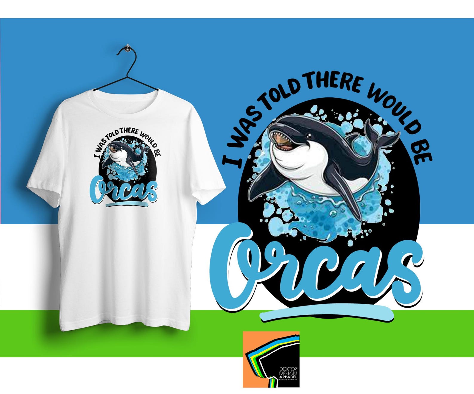 Seaworld Orca Graphic Tee: Aquatic Park Family Vacation Shirt 4XL