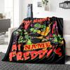 Custom Name Five Nights Freddy'S Party Blanket For Couch Bed Plush Cozy Fuzzy Blanket Super Soft Warm Blankets For Fall And Winter 0916217