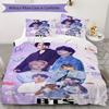 Bts Black Bedding Without Core 1 Duvet Cover 2 Pillowcase Without Core Duvet Cover And Pillowcase Bedding Set Christmas Birthday Gift
