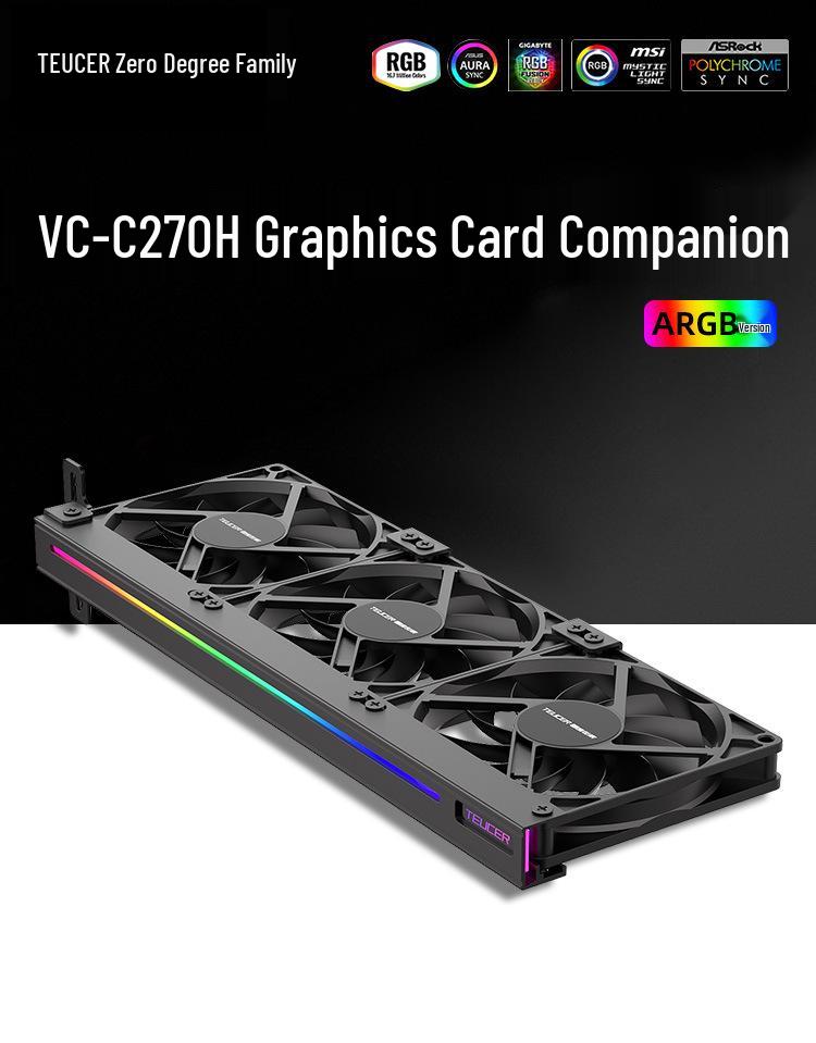 Zero Degree VC-C270 Graphics Card Cooling Fan for PCI Slots
