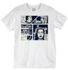 Kill Bill Mens Comic Stripe Panels The Bride & O-Ren White Shirt NWT XS-3XL