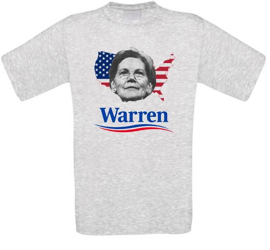 Warren 2020 Elizabeth Warren USA America T-Shirt All Sizes S