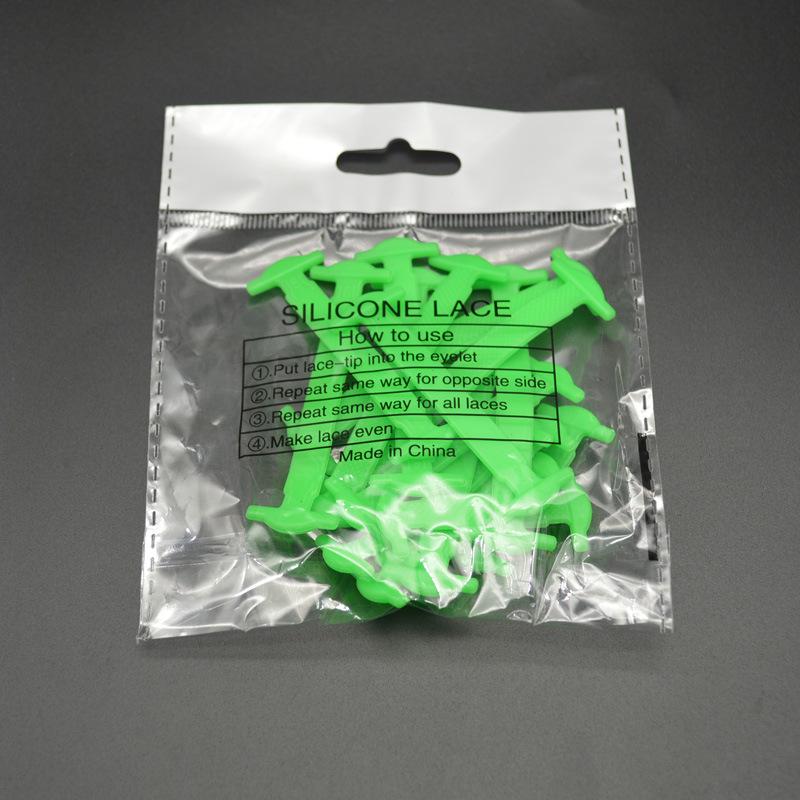 Lazy Person No-Tie Elastic Silicone Shoelaces - Flat I-Shaped Buckle for Adults & Kids