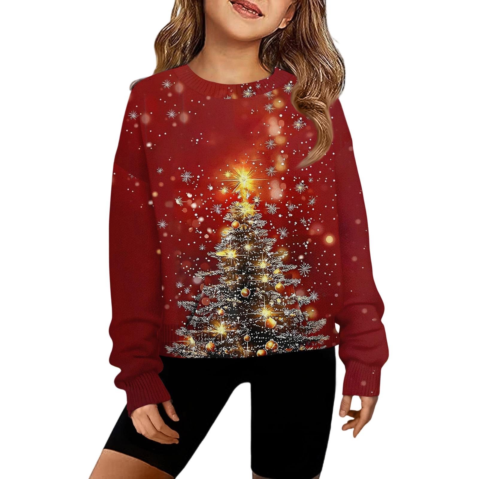 

Худи для девочек с принтом тай-дай - Пуловер с принтом 140 винный